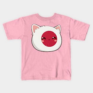 Kawaii Japan Cat Heart Love St. Valentine's Day Kitty Japanese Kids T-Shirt